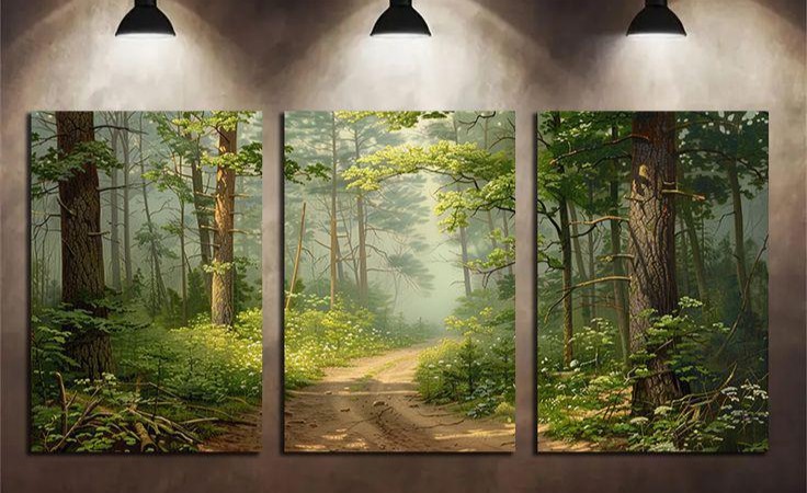 Signature Prism Frames layered artwork